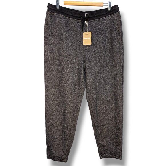 NEW PATAGONIA MAHNYA JOGGER Sweatpants Large GRAY HEATHER FLEECE - Picture 1 of 5